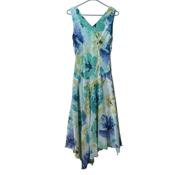 Rabbit Designs Woman Sleeveless Fit And Flare Size 6 Colorful Dress Lined Artsy - Picture 2 of 9